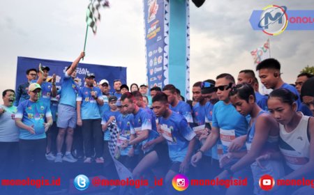 Zulhas dan Mirza Lepas Ribuan Peserta Krakatau Beach Run 2025