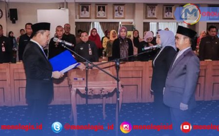 Sekdaprov Lampung Lantik Dua Kepala Dinas