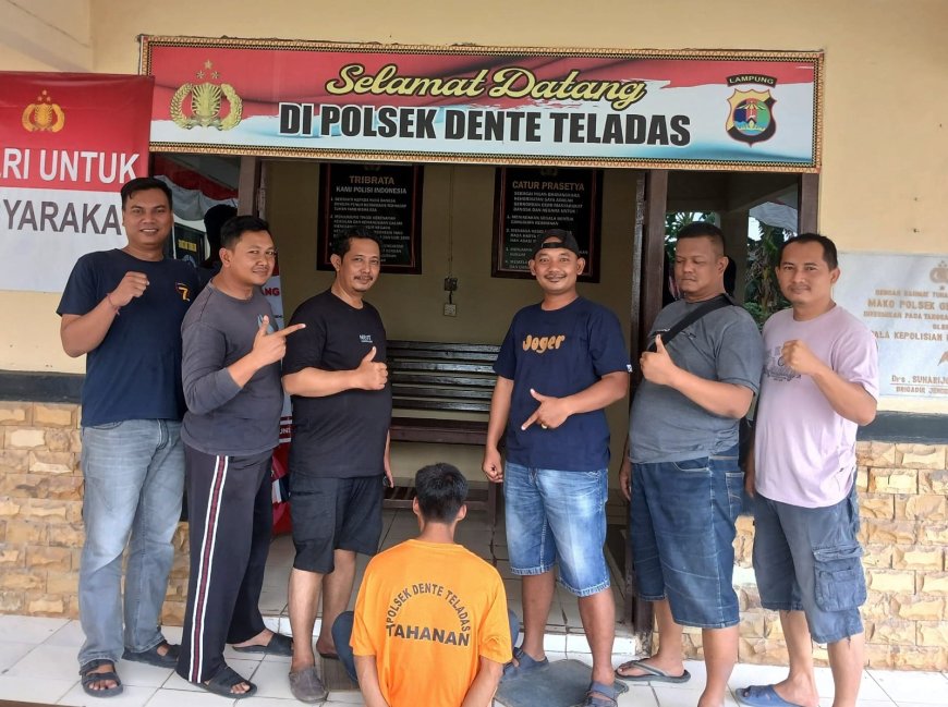 Asyik Nonton Bola Voli, Pelaku Curanmor di Tulangbawang Dibekuk Polisi