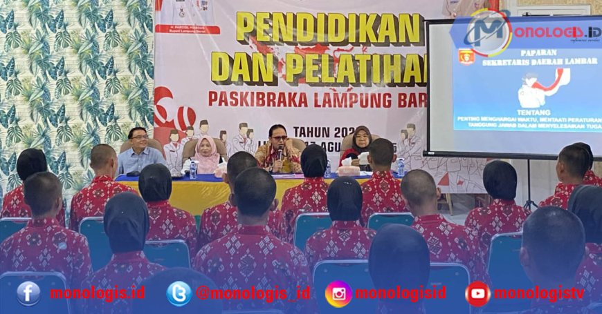 50 Capaska Lampung Barat Ikuti Diklat, Sekda Beri Motivasi