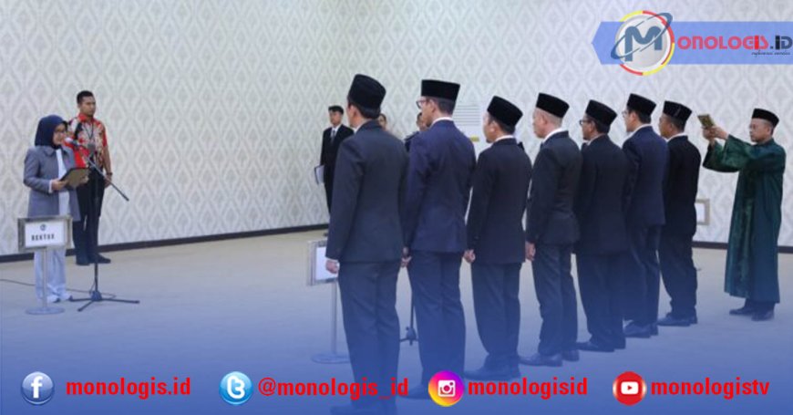 Rektor Unila Lantik Tujuh Pejabat Fungsional
