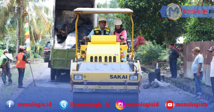 Tingkat Akses Menuju Destinasi Wisata, Pemkab Lampung Tengah Perbaiki Jalan Menuju Tirta Gangga