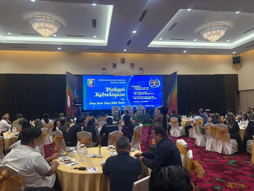 PWI Lampung Gelar Diskusi Kebudayaan