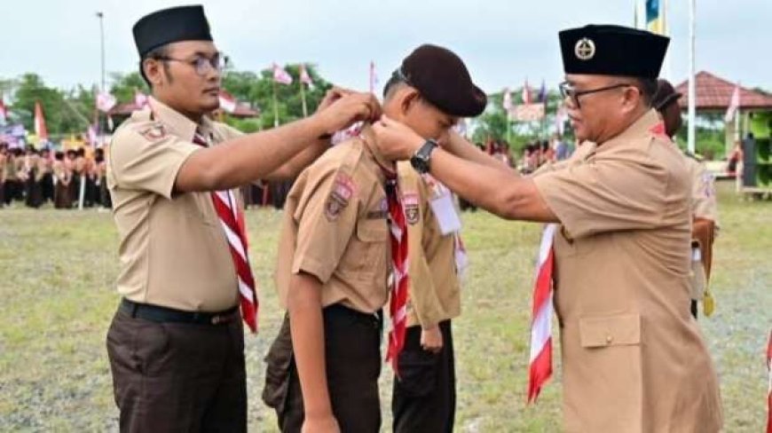 Wabup Lampung Selatan Buka Perkemahan Jambore Penggalang