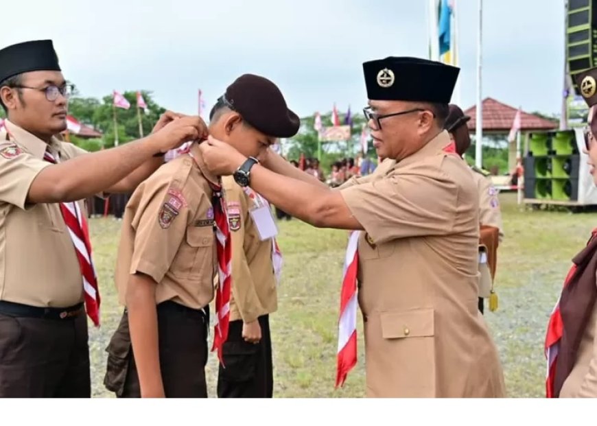 1.200 Peserta Meriahkan Pembukaan Perkemahan Hari Pramuka ke-64 di Agrowisata Way Handak