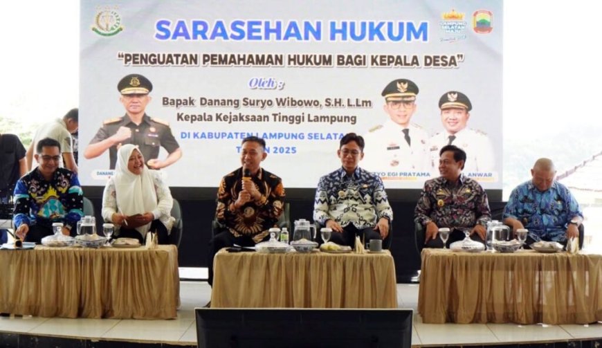 Pemkab-Kejari Lampung Selatan Perkuat Sinergi Tingkatkan Kesadaran Hukum