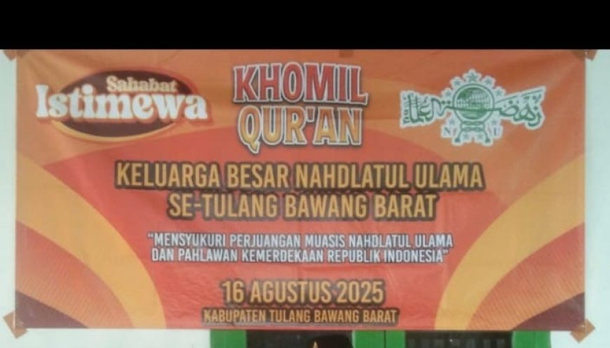 PCNU Tulangbawang Barat Gelar Khotmil Qur’an di 500 Titik