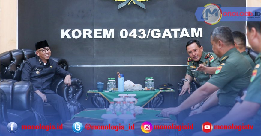 Danrem 043/Gatam Apresiasi Gubernur Lampung Dukung Pembangunan Kodam XXI/Radin Inten