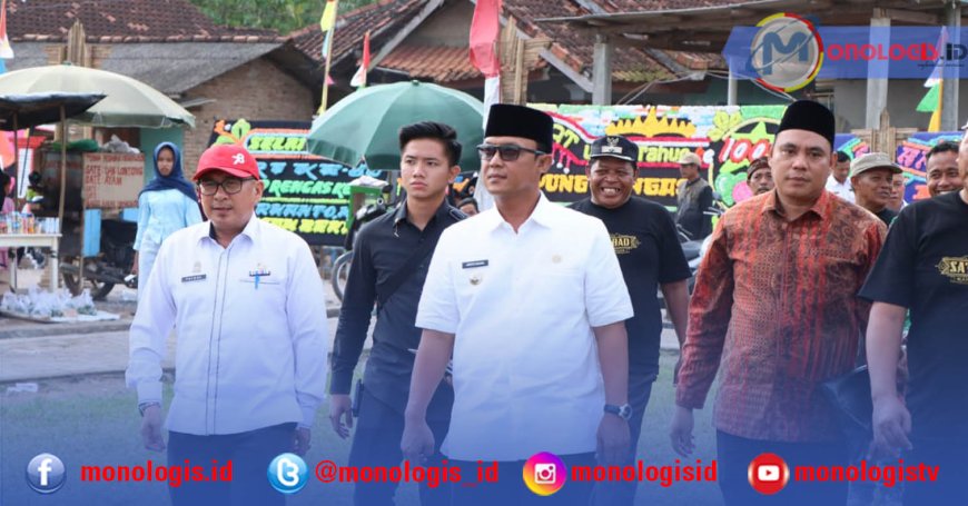 Bupati Lampung Tengah Hadiri Puncak Satu Abad Kampung Rengas