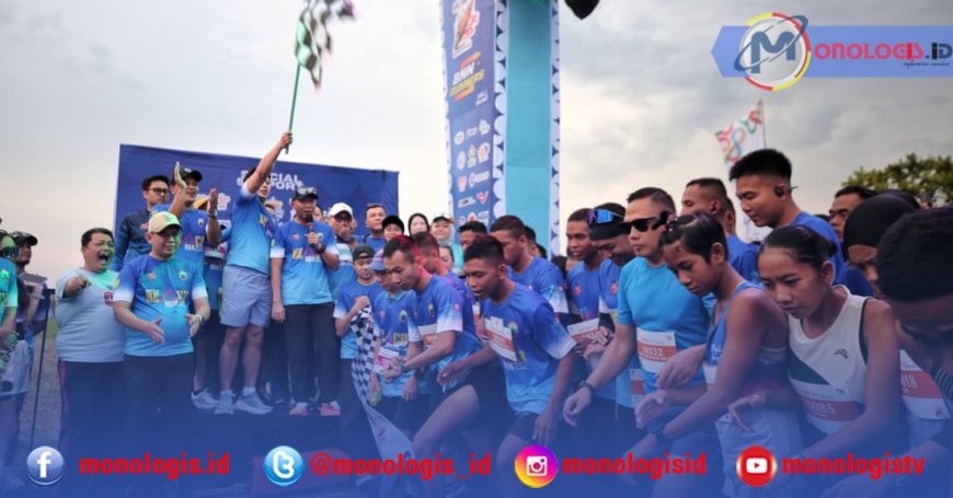 Zulhas dan Mirza Lepas Ribuan Peserta Krakatau Beach Run 2025