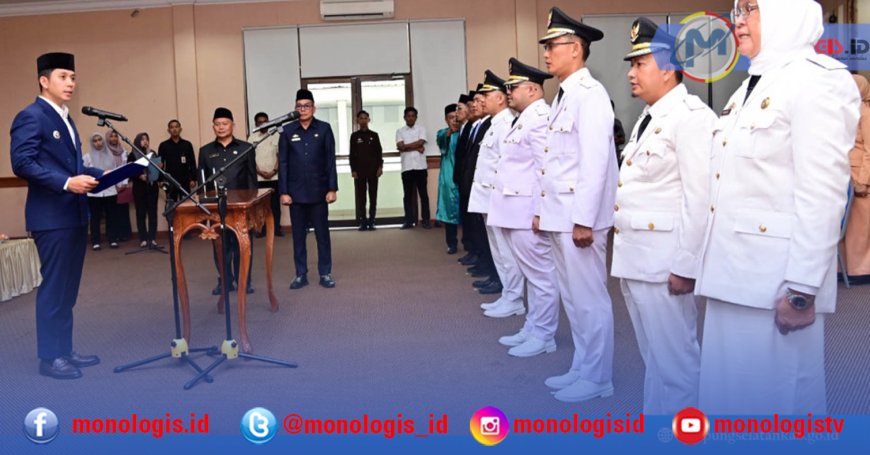 Bupati Lampung Selatan Lantik 5 Camat 3 Kabid