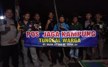 Polisi dan Warga Kompak Jaga Malam, Kriminalitas Lenyap
