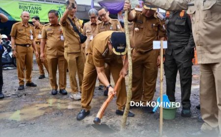 Wakil Bupati Tulangbawang Pimpin Gerakan Penghijauan