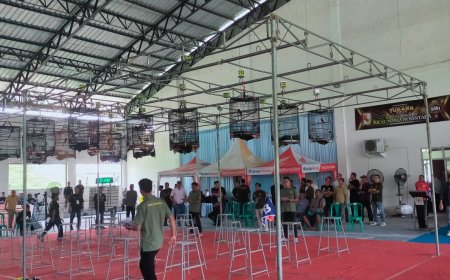 Ratusan Kicau Mania Meriahkan Piala Bupati Tubaba 2025