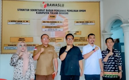 Bawaslu Lampung TekankanTertib Administrasi Divisi Hukum Berjenjang