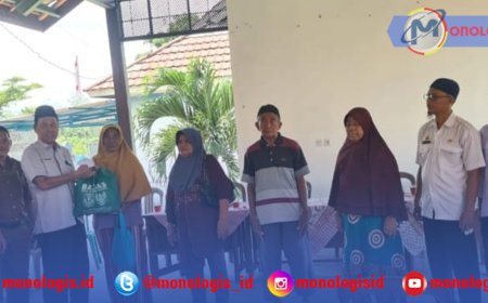 Lansia di Tulangbawang Barat Kembali Terima Bantuan