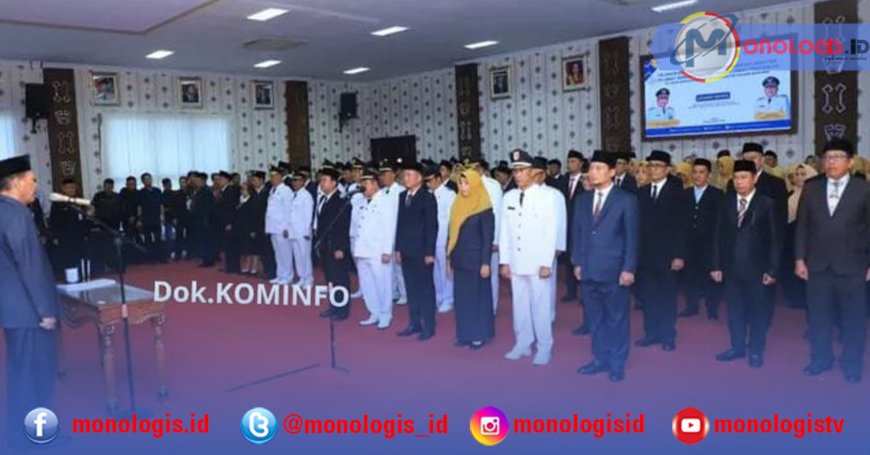 Lantik 130 Pejabat, Bupati Tulangbawang Sampaikan 4 Pesan Penting