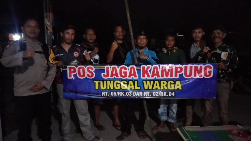 Polisi dan Warga Kompak Jaga Malam, Kriminalitas Lenyap