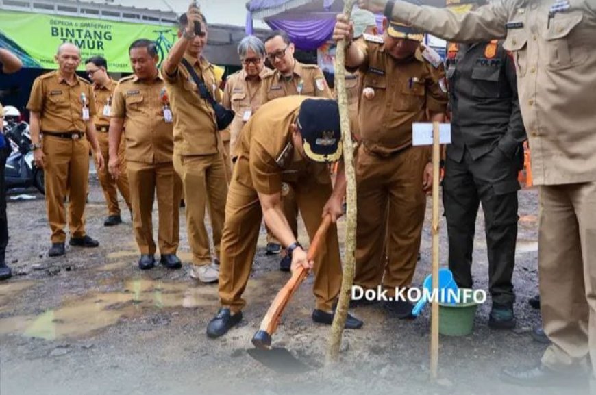 Wakil Bupati Tulangbawang Pimpin Gerakan Penghijauan