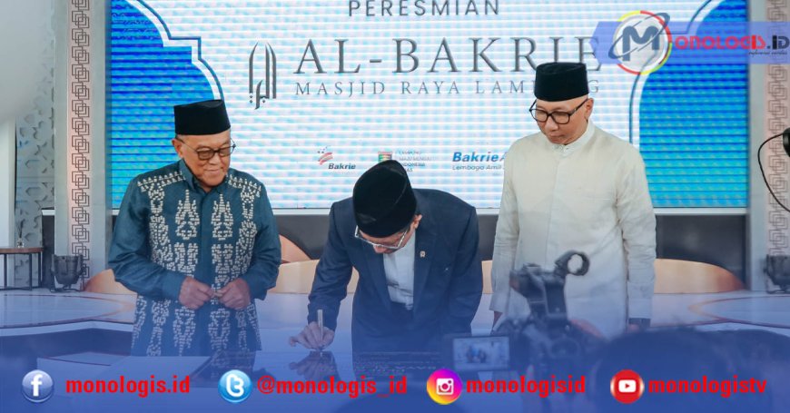 Masjid Raya Al-Bakrie Diharapkan Jadi Ikon Baru Lampung