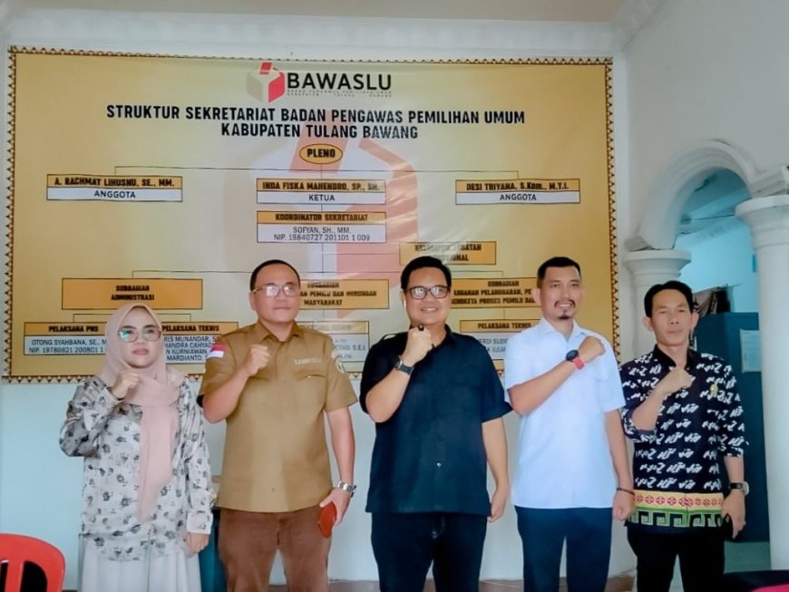 Bawaslu Lampung TekankanTertib Administrasi Divisi Hukum Berjenjang