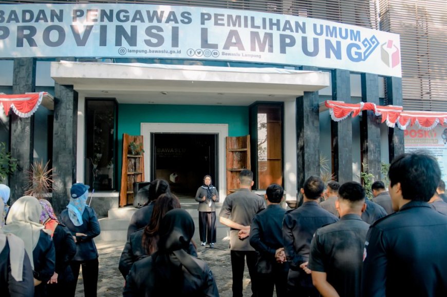Bawaslu Lampung Ajak Jajaran Jaga Semangat dan Kesehatan