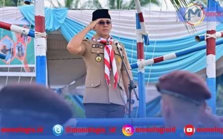 Bupati Lampung Selatan Pimpin Apel Besar Hari Pramuka ke-64