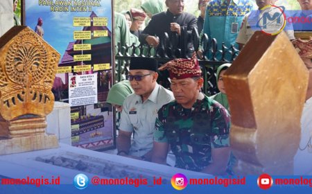 Pangdam XXI/Radin Inten Ziarah ke Makam Radin Inten II