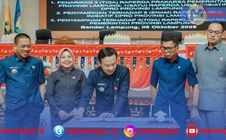 Pemprov Lampung Usulkan Tiga Raperda Baru ke DPRD