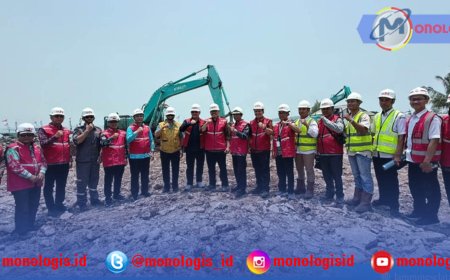 Kemenko Pangan Tinjau Permbangunan Kampung Nelayan Lampung Selatan