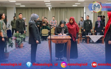 Bayana Lantik 59 Pejabat di Lingkungan Pemprov Lampung