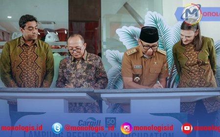 Gubernur Lampung Resmikan Pabrik Penyulingan Minyak Kelapa Sawit