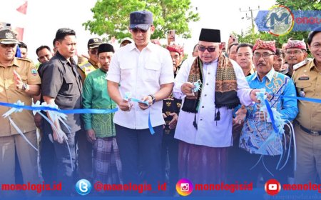 Bupati Lampung Selatan Resmikan Ruas Jalan Way Harong- Simpang Sidoharjo