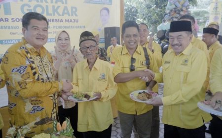 1.000 Sembako Warnai HUT ke-61 Golkar Lampung Tengah