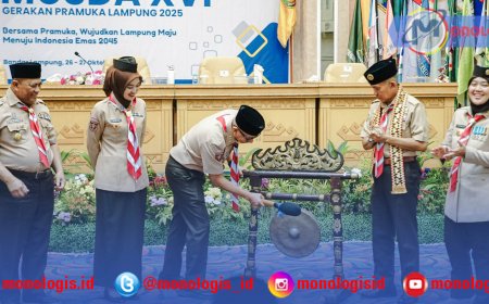 Pengurus Baru Kwarda Pramuka Lampung Diminta Perkuat Peran Organisasi
