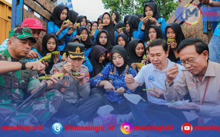 Makan Alpukat Siger oleh 2.000 Peserta Raih Rekor MURI