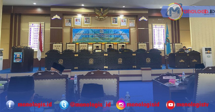 Fraksi DPRD Pesisir Barat Sampaikan Pandangan Umum Empat Ranperda Usul Kepala Daerah