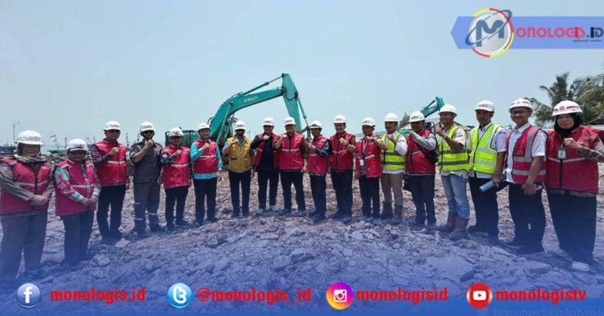 Kemenko Pangan Tinjau Permbangunan Kampung Nelayan Lampung Selatan