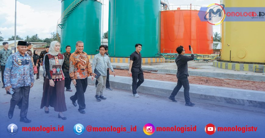 Jihan Resmikan Pabrik Kelapa Sawit di Lampung Timur