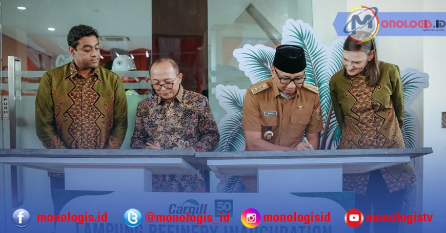 Gubernur Lampung Resmikan Pabrik Penyulingan Minyak Kelapa Sawit