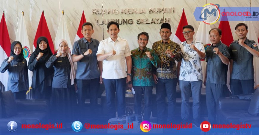 Audiensi dengan Bupati, Bawaslu Lampung Selatan Fokus Perkuat Kelembagaan