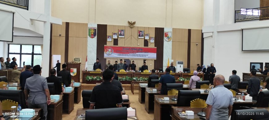 DPRD Tulangbawang Barat Bahas Raperda APBD dan Sepakati Propemperda 2026