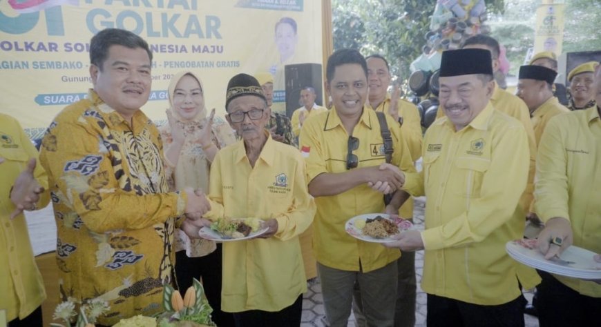 1.000 Sembako Warnai HUT ke-61 Golkar Lampung Tengah