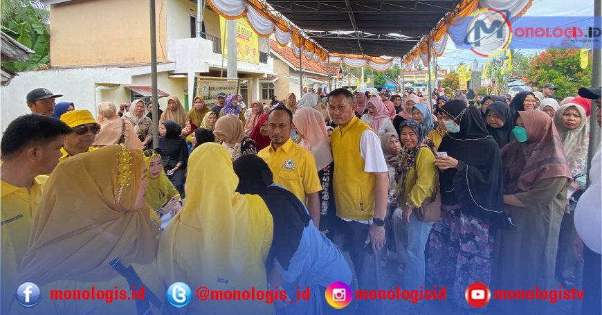 HUT ke-61, Golkar Pesisir Barat Tebar 1.000 Paket Sembako