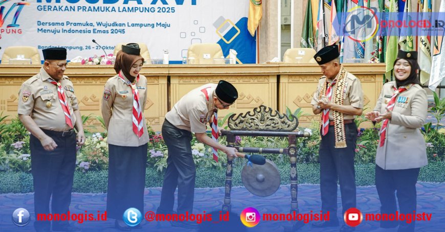 Pengurus Baru Kwarda Pramuka Lampung Diminta Perkuat Peran Organisasi