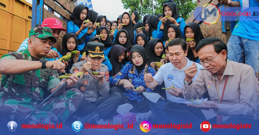 Makan Alpukat Siger oleh 2.000 Peserta Raih Rekor MURI