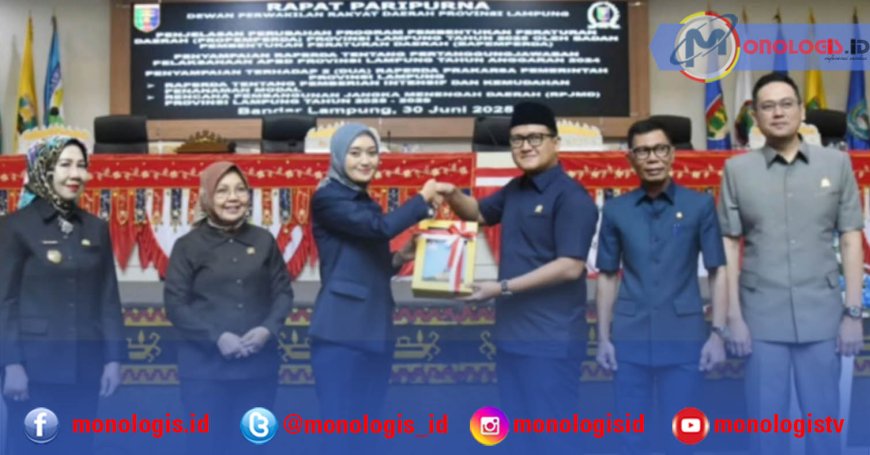 DPRD Lampung Gelar Paripurna Bahas Tiga Agenda Raperda 2025