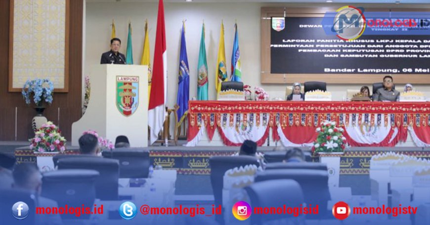 DPRD Lampung Dengarkan Laporan Pansus LKPJ Kepala Daerah 2024