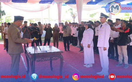 Novriwan Jaya Lantik Dua Kepala Tiyuh PAW dan Kukuhkan 726 BPT
