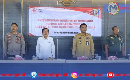 Raden Adipati Surya Pimpin PMI Waykanan 2025-2030